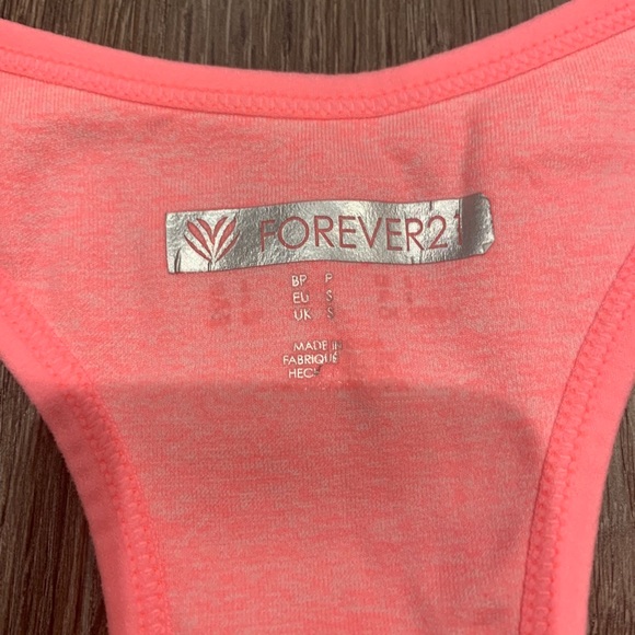 Forever 21 Light / Bright Pink Athletic Tank Top - Picture 3 of 4
